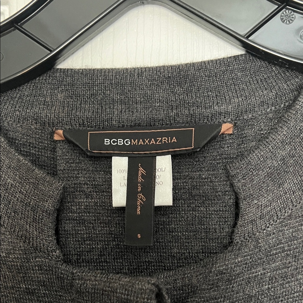 BCBGMaxAzria Charcoal Knit Top